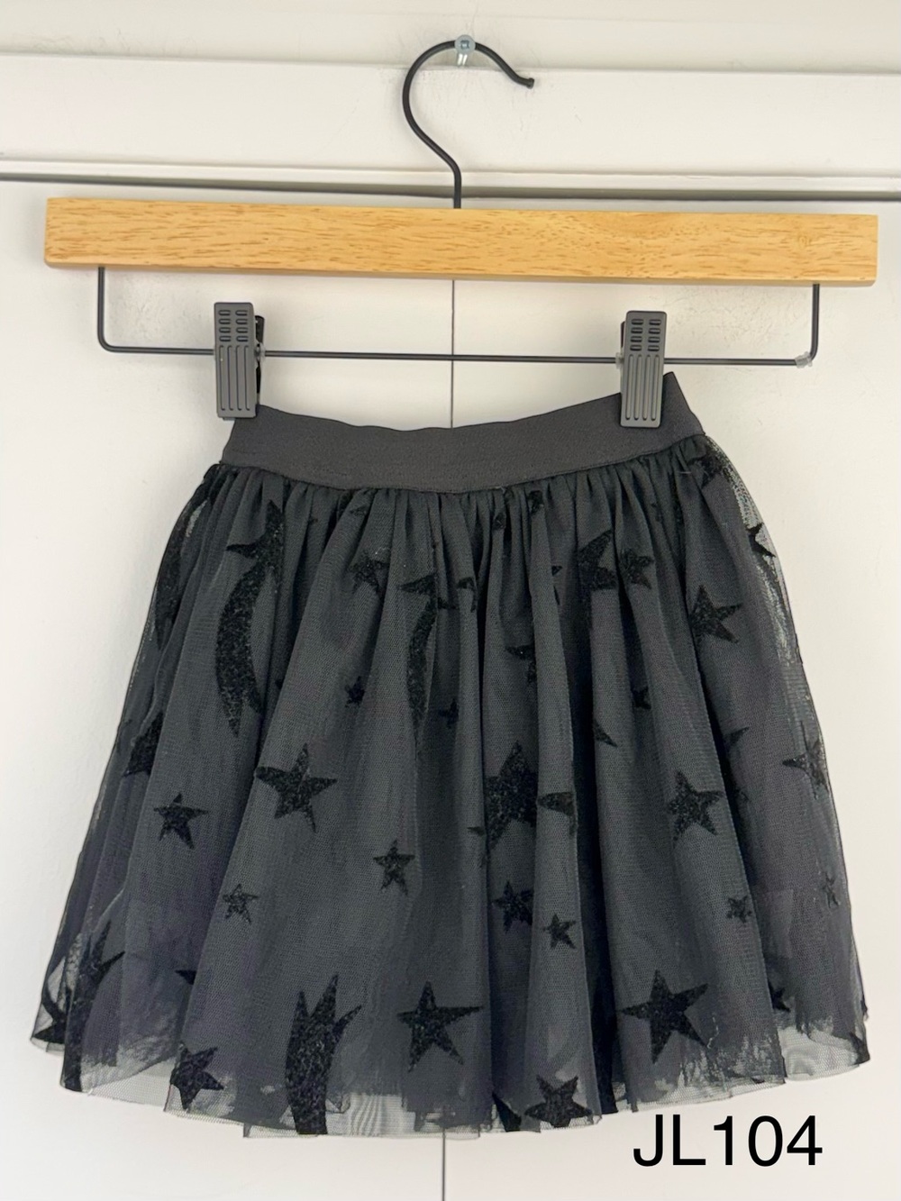 Stella McCartney Kids Black Star Tulle Tutu Skirt 2Y